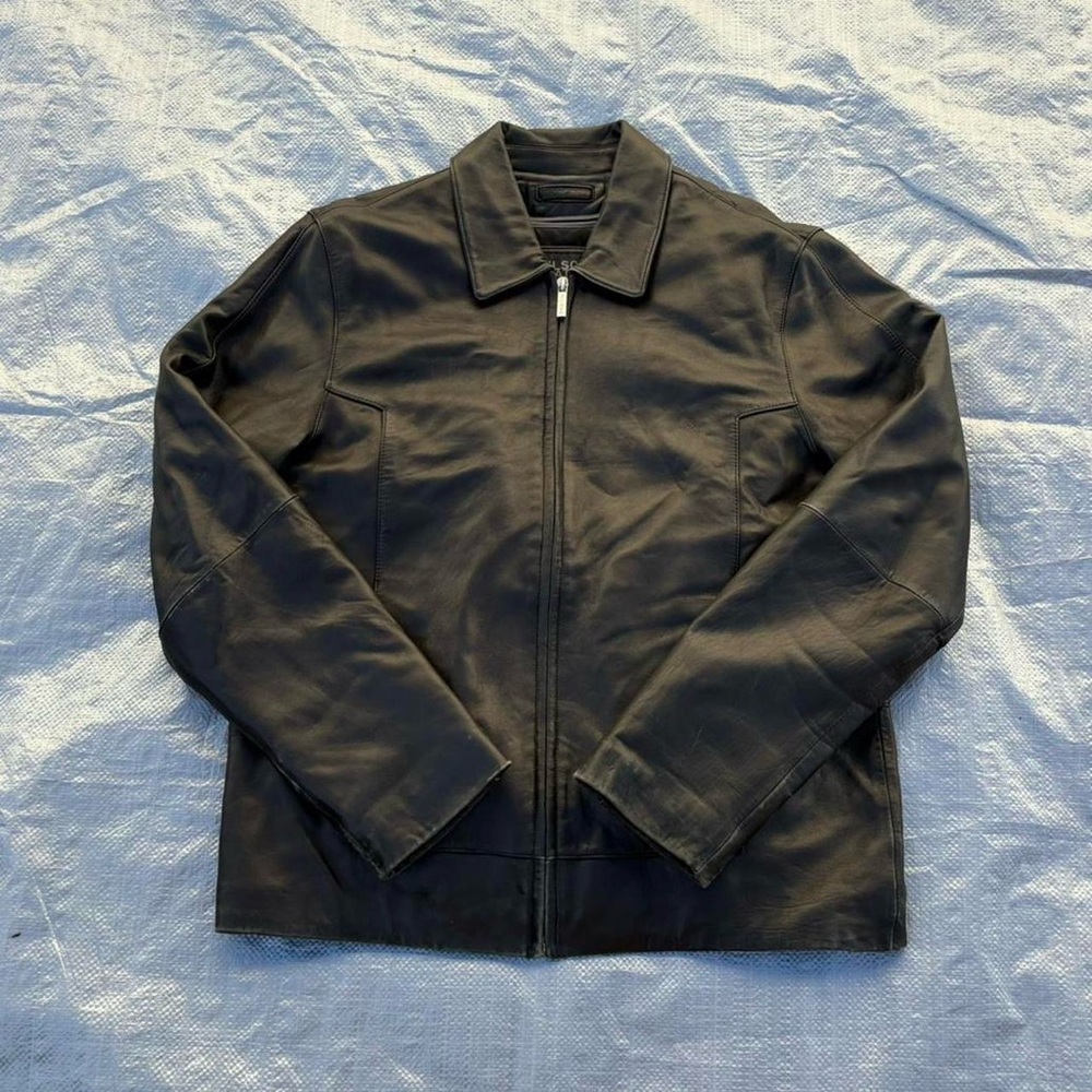 Wilson Leather Vintage Black Leather Jacket